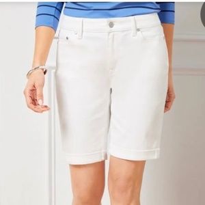 Talbot’s White Denim Shorts - NEW